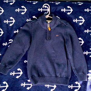 Boys navy blue sweater